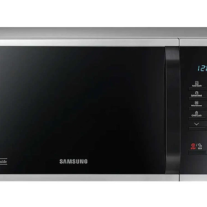 Lò vi sóng Samsung thiết kế hiện đại, màu sắc và kiểu dáng sang trọng, nổi bật trong không gian bếp sử dụng